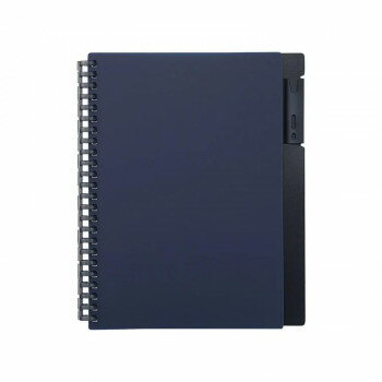LIHIT LAB.(リヒトラブ) オープンリングノート A5 ネイビーブラック N-7201-11