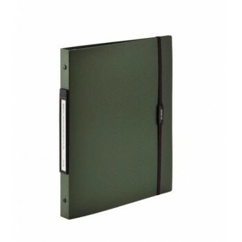 LIHIT LAB.(リヒトラブ)　SMART FIT　2タイプポケットクリヤーブック交換式　A4　S型(タテ型)　オリー..