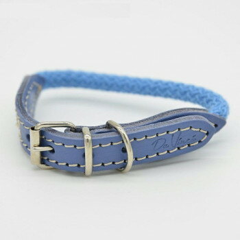 （ペット） Da Vinci ビアンカコットンロープカラー スカイブルー 2.5号 LDV100