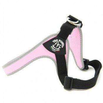 （ペット） TRE PONTI フィッビア　アジャスタブルタイプ　リフレクティブ ピンク 2.5号 LTP120