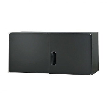 豊國工業 壁面収納庫深型上置き棚H420 ブラック HOS-U3X-B CN-10色(ブラック)