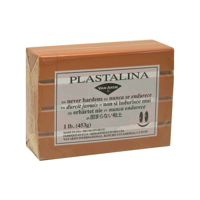 MODELING CLAY(モデリングクレイ)　PLASTALINA(プラスタリーナ)　粘土　ブラウン　...