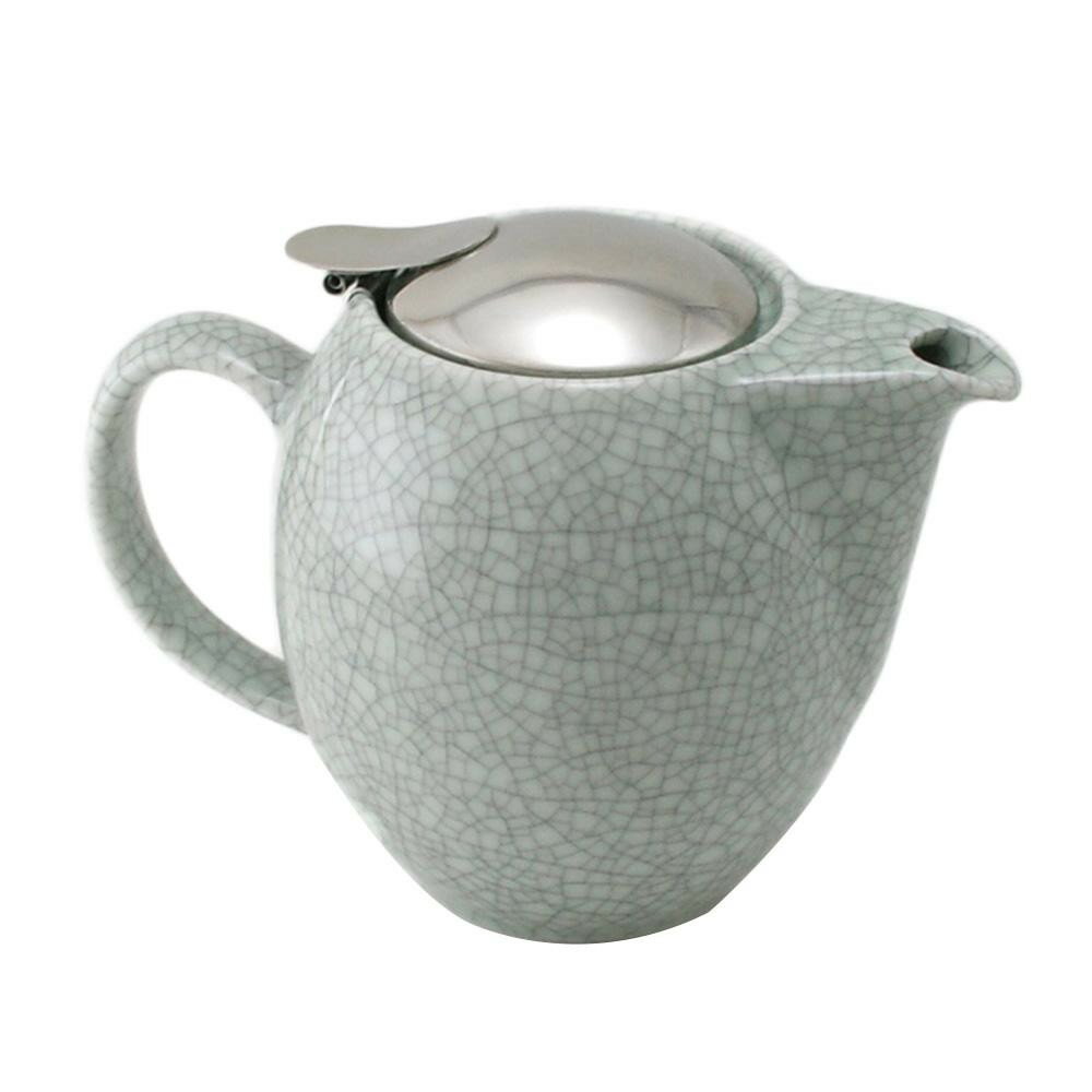 ZERO JAPAN ユニバーサルティーポット2人用 クラックルカラーズ BBN-01 SKB・クラックルブルー