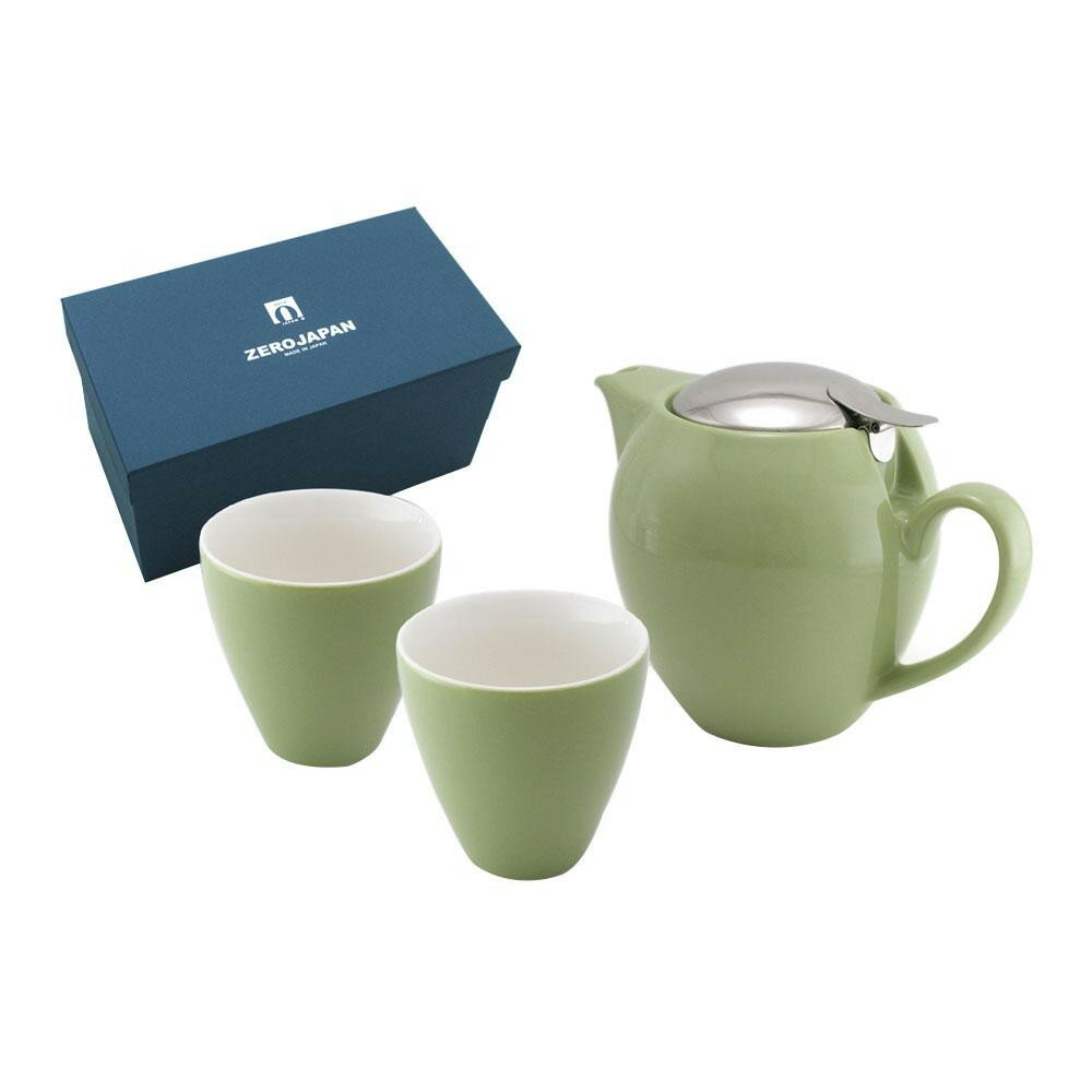 ZERO JAPAN ユニバーサルティーポット4人用+ティーカップトール×2 ZG-004 AR・アーティチョーク