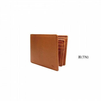 Arnold Palmer アーノルドパーマー 羊革 二つ折り財布 ベラ付 メンズ ギフト 4AP3204　茶(TN)(4)