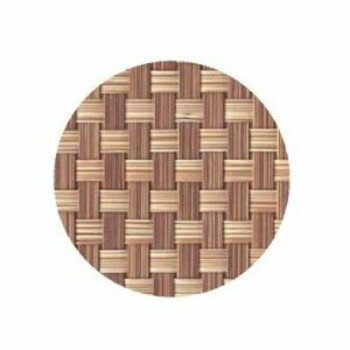 福井クラフト　ストロンク丸コースタ-竹格子(5枚入) 50310630