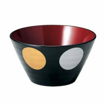 福井クラフト　クイーン鉢 黒日月 内朱 70010360
