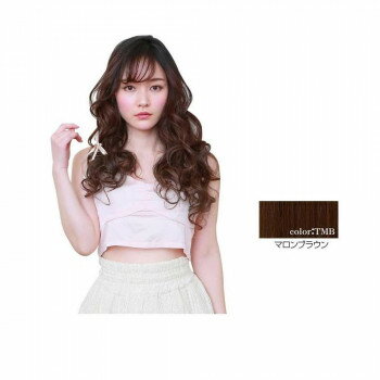 プリシラ めちゃ楽エクステ 乙女巻き TX-28 耐熱 TMB・マロンブラウン