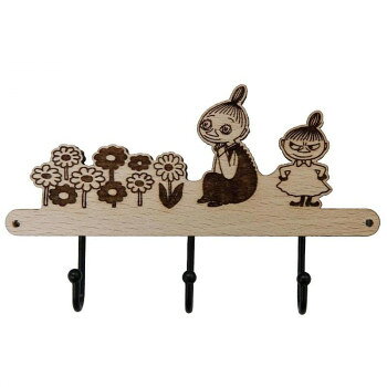 MOOMIN ムーミン 木製キーハンガー リトルミイ＆ミムラ KC-5220