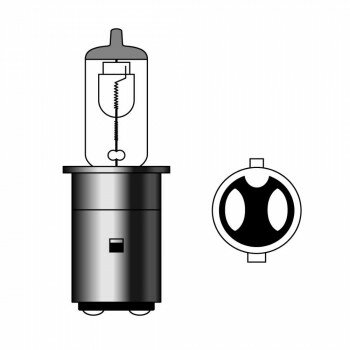 M＆Hマツシマ ハロゲンバルブ(1個) H4BS 12v 45/45w S2ホワイトゴースト 204 GH
