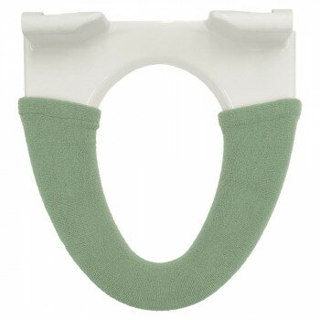 カラーショップ 洗浄暖房便座カバー スモークグリーン　ヨコズナクリエーション