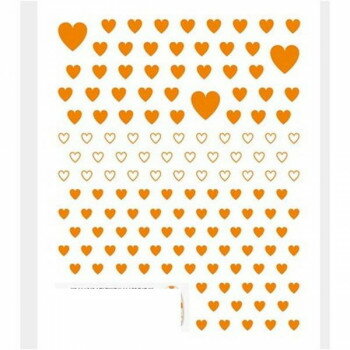 TSUMEKIRA(ツメキラ) ネイルシール es カラーハート ORANGE(オレンジ) ES-CHT-006