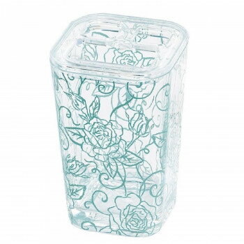 センコー クリアローズ　歯ブラシスタンド　ライトブルー 42911