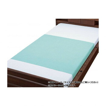 ウェルファン お徳用トリコットパイル防水シーツ 2枚組 サックス 009481