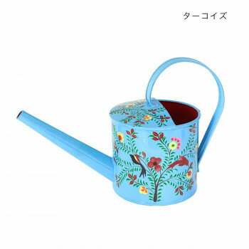 カシミールペイント アイアン ジョウロ ターコイズ 32523020026