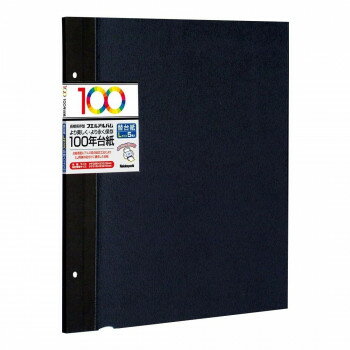 ナカバヤシ　100年台紙フリー替台紙　ビス式用　Lサイズ　ブラック　アH-LFR-5-D