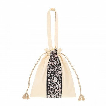 VANESSA BRUNO - インド刺繍リボンA4トートBAG ミルクティー 13124750432