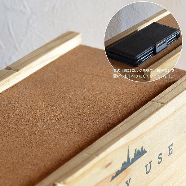 ティッシュケース 木製 卓上 木目 シンプル 横置き 箱 高級感 おしゃれ かわいい 横 小物 箱ごと ウッド 深型 スリム ティッシュカバー ティッシュボックス コンパクト 厚型 小型 小さめ ミニ 木 韓国 北欧 男前 ケース [3]