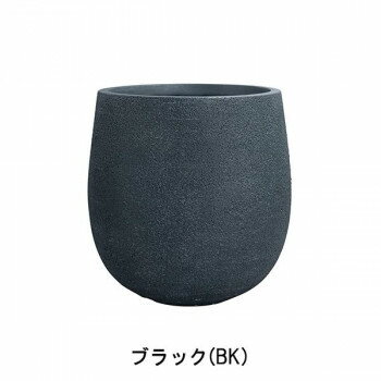 グリーンポット 植木鉢 グレイニー エッグ ブラック 43cm GA-3143BK