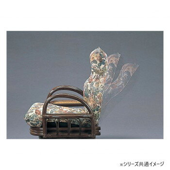 今枝商店 Romantic Rattan 籐リクライニングチェアー 回転座椅子 ハイタイプ S699 [3]