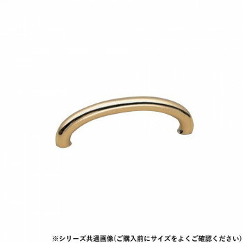 シロクマ C形丸棒ハンドル 80mm 金 HB-70(4.0)