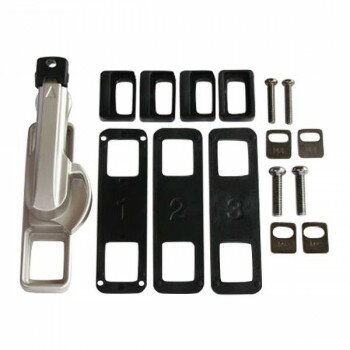 144KR-SL 鍵付取替クレセント錠 R用 シルバー 00776866-001