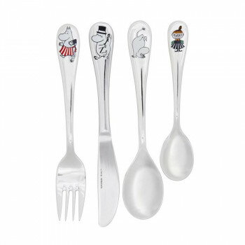 （A） Moomin ムーミン カトラリー チルドレンセット ファミリー 1009273