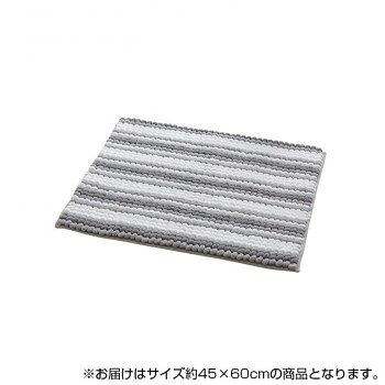 「北海道・沖縄・離島・一部地域へのお届けは別途送料を請求させていただきます。」「お客様都合でのキャンセルの場合、出荷前後にかかわらずキャンセル料などの手数料が発生いたしますので予めご了承ください。」「メーカーより取り寄せ商品のため、在庫状況によっては欠品・廃盤の可能性があります。あらかじめご了承ください。」高目付によりへたりにくいです。抗菌防臭の機能があります。500mLペットボトル6本分の吸水力(メーカー実験内容)。裏地は滑りにくい加工を施しております。※掲載写真は表記サイズと異なる場合がございます。※画面上のカラーはご使用ブラウザやモニターの設定により、実物とは若干異なる場合がございます。あらかじめご了承の上、ご注文をお願いいたします。サイズ個装サイズ：46×61×3cm重量個装重量：600g素材・材質表地:ポリエステル100％裏地:ホットメルト(滑り止め加工)仕様液温は30度を限度とし、洗濯機で洗濯処理ができる(ネット使用)日陰吊り干しがよい弱い処理のウェットクリーニング処理ができる生産国中国fk094igrjs