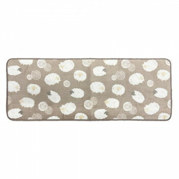 jou jou lier ジュジュリエ　ぞろぞろひつじくん　フランネルキッチンマット　03　LATTE　GMT8670(3)