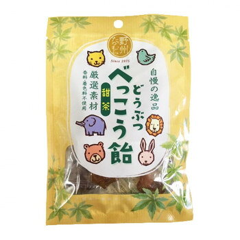 「北海道・沖縄・離島・一部地域へのお届けは別途送料を請求させていただきます。」「お客様都合でのキャンセルの場合、出荷前後にかかわらずキャンセル料などの手数料が発生いたしますので予めご了承ください。」「メーカーより取り寄せ商品のため、在庫状況によっては欠品・廃盤の可能性があります。あらかじめご了承ください。」厳選された良質な材料を使い、丹精込めて作り上げました。選び抜いた素材の絶妙なバランスから生み出される、優しい甘さと甜茶の香りをお楽しみください。見た目も可愛い動物たちをかたどり、幅広い年齢層に馴染みやすい商品になっております。アレルギー表示:特定原材料なし、特定原材料に準ずるものなし※本品製造工場では、乳成分・小麦・大豆・リンゴを含む製品を生産しております。※開封後はお早めにお召し上がりください。※飴を喉につまらせないよう、充分にご注意ください。※直火炊き製法の為、色にばらつきが出ることがございますが、品質に問題はございません。※飴の表面に付着している白い粉は、飴がこすれてできた飴の粉ですので、安心してお召し上がりください。※まれに黒い点が見受けられることがありますが、飴のコゲですので品質上問題ございません。※同封している乾燥剤は食品ではありませんので食べないようにご注意ください。内容量50g/袋×48袋サイズ個装サイズ：38×28×20cm重量個装重量：3550g仕様賞味期間：製造日より180日生産国日本栄養成分1粒(5g)あたり熱量:19.6kcalたんぱく質:0g脂質:0g炭水化物:4.9g食塩相当量:0g原材料名称：キャンディグラニュー糖(国内製造)、水飴、オリゴ糖、甜茶エキスパウダー保存方法直射日光、高温多湿を避けて保管してください。製造（販売）者情報製造者:株式会社野州たかむら/栃木県芳賀郡茂木町茂木181-1fk094igrjs