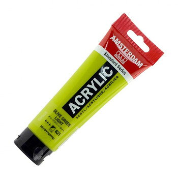 ターレンス アムステルダムアクリリックカラー120ml 621 オリーブグリーンライト 486045