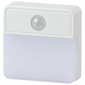 OHM LED明暗人感センサー式ナイトライト 室内用 NIT-ALA6JSQ-WN