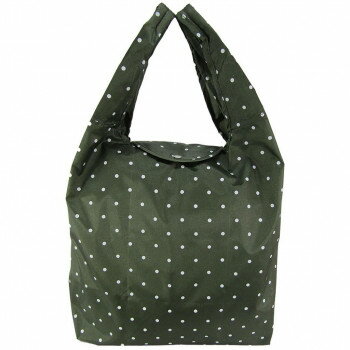 優美社　9004-00　環境バッグドット柄 カーキ
