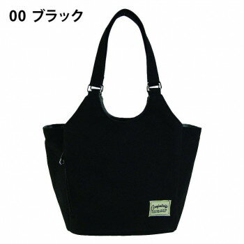 優美社　4568-00　CACHA CACHA （カチャカチャ） トートバッグ　　ポケット充実 ブラック