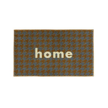 (クリーンテックス) デザインマット kahou home_camel＆grey 45×75cm