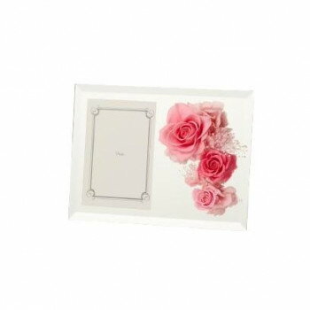 フラワーアレンジ フォトミラー ピンク F-2777