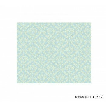 タカ印 包装紙10枚ロール ミルトブルー 全判 49-8903