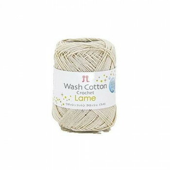 ハマナカ ウオッシュコットン クロッシェ ラメ No.402 2517402