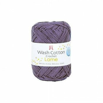 ハマナカ ウオッシュコットン クロッシェ ラメ No.409 2517409