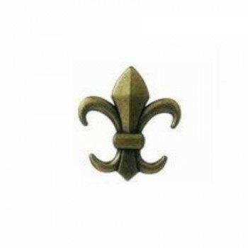 ソウヒロ joint クラフトパーツ ネジ式バネホック ユリ 大 アンティークゴールド JTMP-166