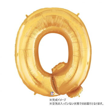 34インチレターバルーン　ゴールド （ Q ）BLT00917 風船 バルーン