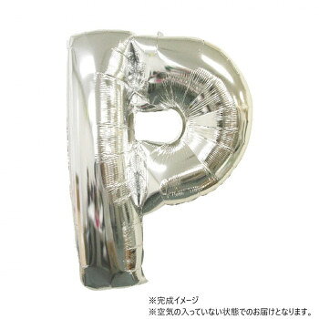 34インチレターバルーン　シルバー （ P ）BLT15916 風船 バルーン