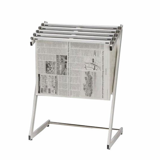 For Printer - ナカキン　新聞架　5本掛　SZ5-3435-WG