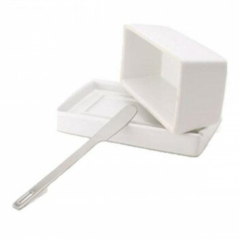 ZERO JAPAN　バターディッシュ　バターナイフ付　BYK-12　ホワイト