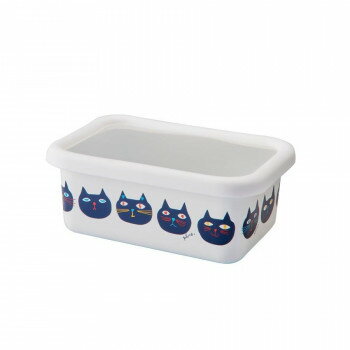 豊琺瑯 「Plune.」ホーローレクタングルストッカーM　ミミココモモ　PRS-502