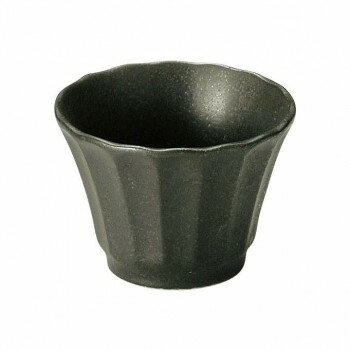 光洋陶器 花伝 かすみ 黒 ぐい呑み C-40cc 56130056