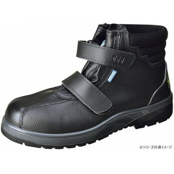 ミツウマ　安全靴作業靴　セーフテックNo.65W クロ 26.5