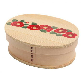 若兆 曲げわっぱ弁当箱 camellia BENTO-8