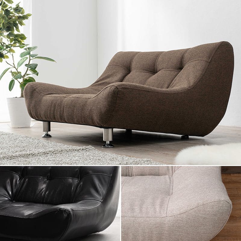 ソファ 一人掛け コンパクト 1人 ソファー 一人用 1人掛けソファ ゆったり ファブリック レザー ローソファ 脚付き 1人掛けソファー 一人暮らし 1人用 座椅子 ひとりがけ ワンルーム コンパクトソファ ローソファー ウレタン 北欧 リビングソファ ワイド フロアソファ [3]
