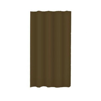 シャワーカーテン　ブリーズ　無地タイプ　幅130×高さ150cm　ブラウン